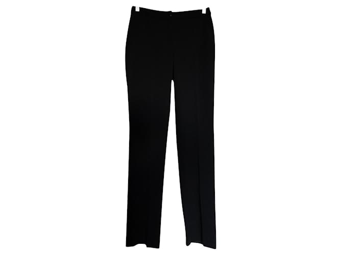 Cambon Pantalones negros Chanel Poliéster  ref.861640