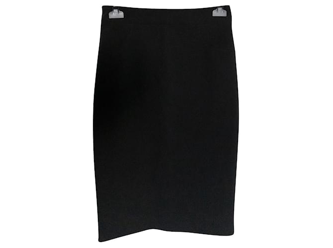 Chanel black suit skirt Polyester  ref.861644