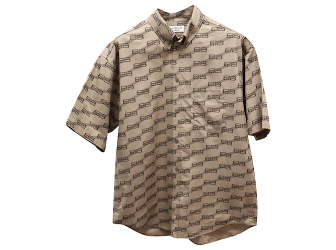 【Balenciaga】 正規品★ BB Monogram Swim T-Shirt Beige BALENCIAGA Beige Men's T-shirt | yoox | REVERSIBLE