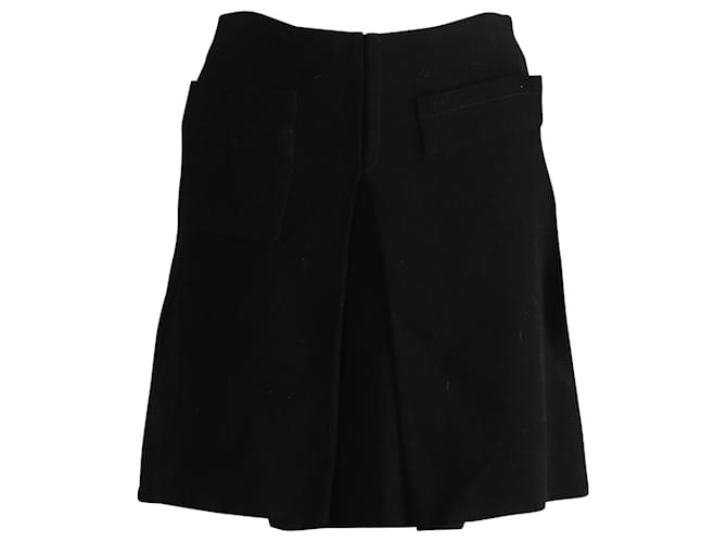 Minifalda Miu Miu en viscosa negra Negro Fibra de celulosa  ref.861836
