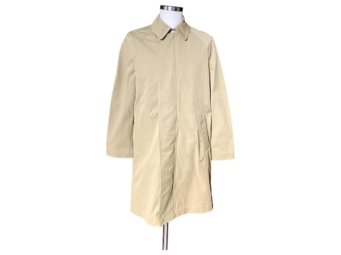 Acne Beige cotton nylon trench coat  ref.861869