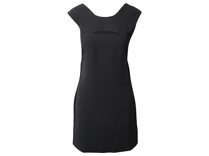 Mini abito IRO Calley Cutout in acetato nero Fibra di cellulosa  ref.862109
