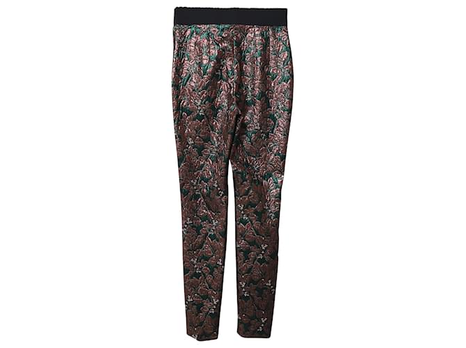 Pantalones pitillo en poliéster multicolor con brocado iridiscente de Dolce & Gabbana  ref.862156
