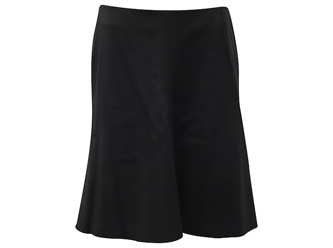 Alexander Mcqueen Midi Suit Skirt in Black Wool   ref.862160