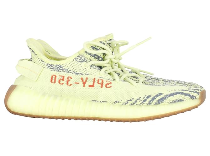 Yeezy Boost 350 V2 Sneakers in Semi Frozen Yellow Primeknit