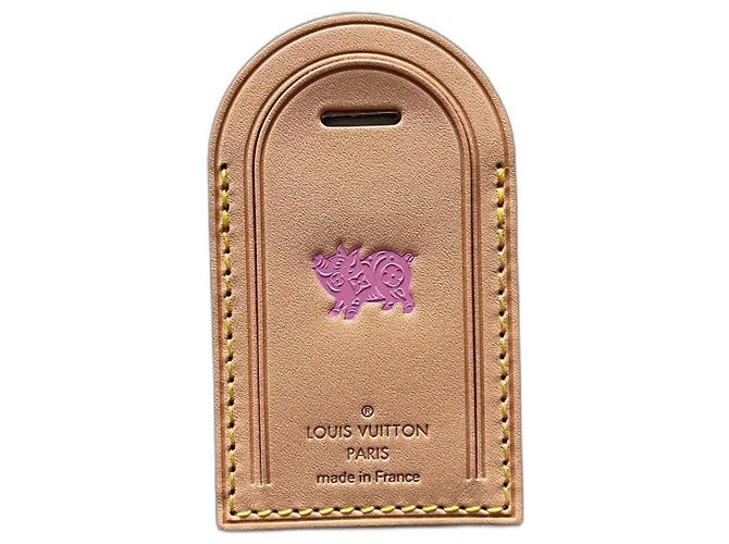 Louis Vuitton Ciondoli Beige Pelle