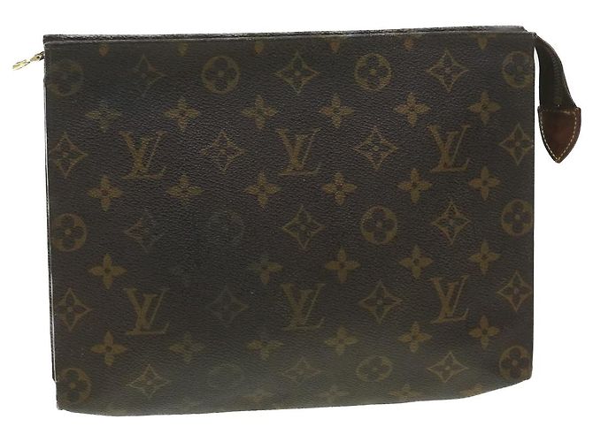 Toilette Poche Monogram Louis Vuitton 26 Pochette M47542 LV Auth e3473 Monogramme