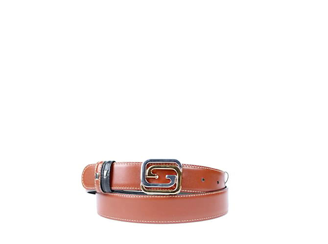 GUCCI  Belts T.cm 100 Leather Brown  ref.862595