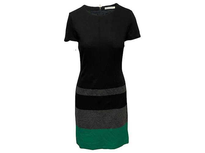 Hugo Boss Boss Hanine Sheath Dress in Black Viscose Cellulose fibre  ref.862652