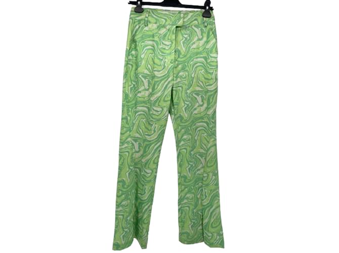 Autre Marque HOUSE OF SUNNY  Trousers T.US 4 Polyester Green  ref.862767