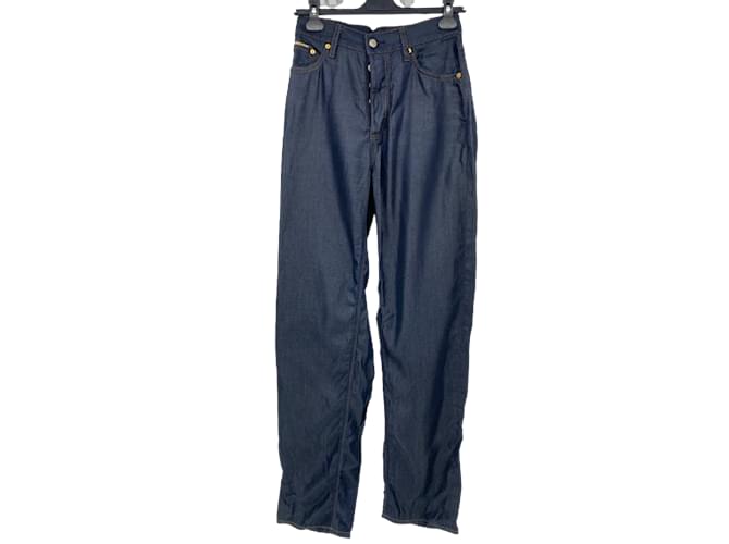 Autre Marque EYTYS  Jeans T.US 26 cotton Navy blue  ref.862778