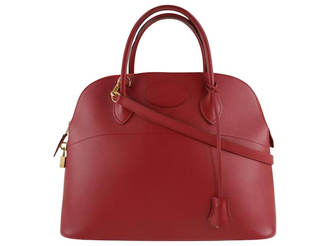 Hermès Bolide Red Leather  ref.862890