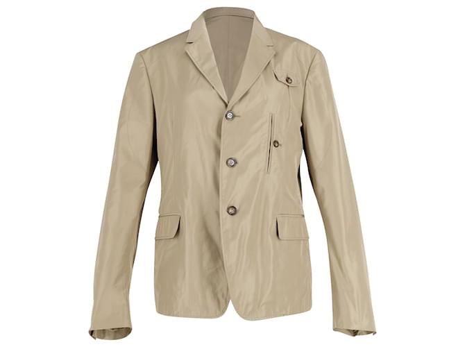 Prada Blazer Jacket in Beige Polyester  ref.863373