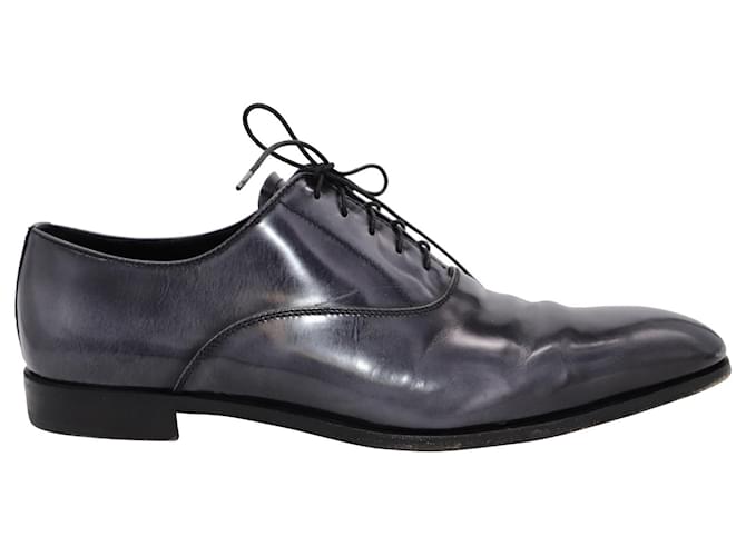 Prada Lace Up Oxfords in Black Leather  ref.863397