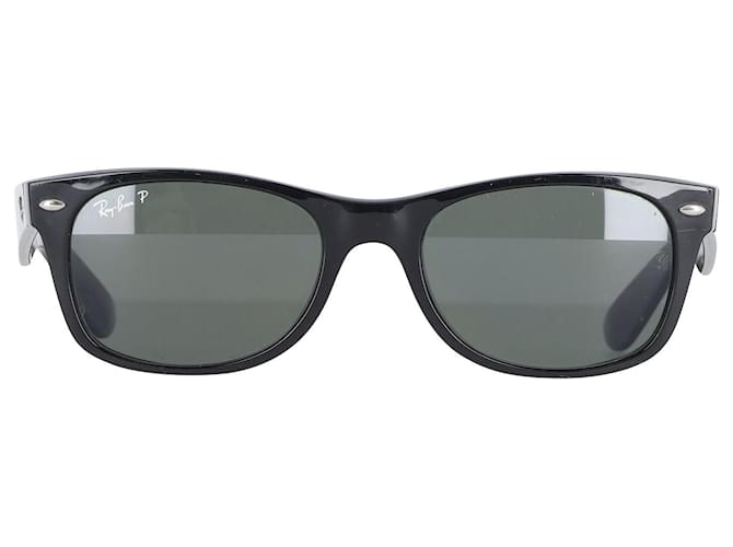 Óculos de sol Ray-Ban Classic Wayfarer em acetato preto Fibra de celulose  ref.863403