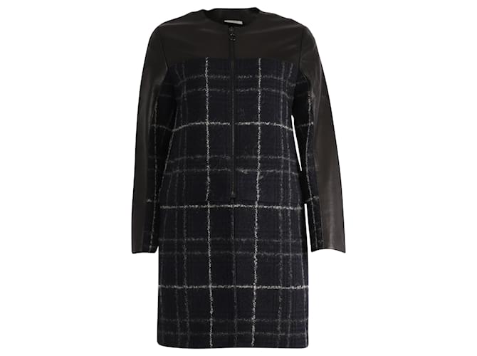Akris Paneled Checked Coat in Multicolor Wool   ref.863440