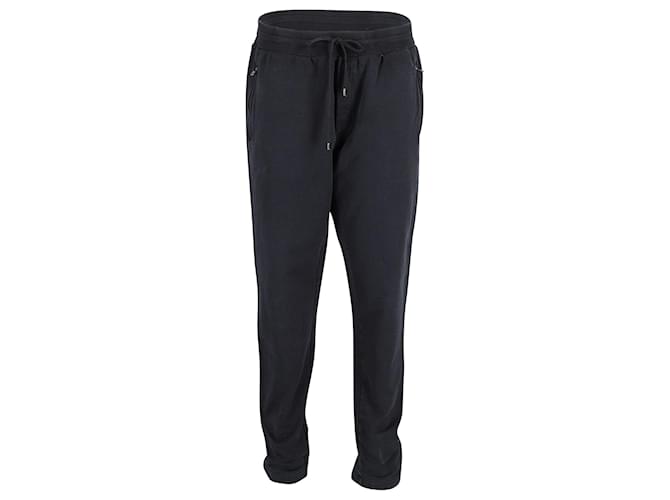Pantalones de chándal Dolce & Gabbana en algodón negro  ref.863505