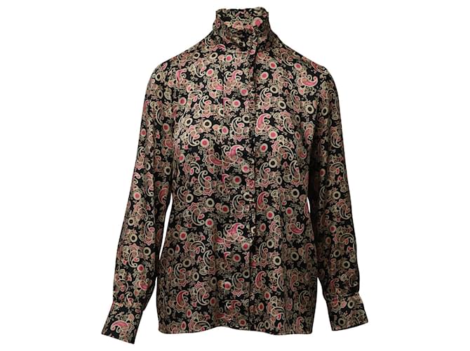Blusa de poliéster multicolor con cuello alto y estampado floral de Sandro Paris  ref.863563