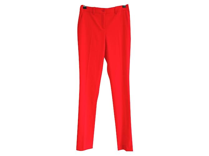 Michael Kors Collection pantalon rouge Synthétique  ref.863824
