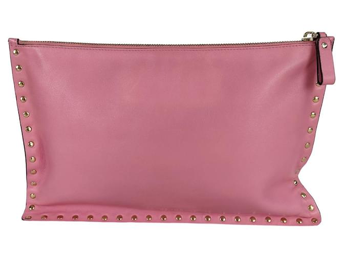 Valentino Rockstud bag in pink leather ref.863903 - Joli Closet