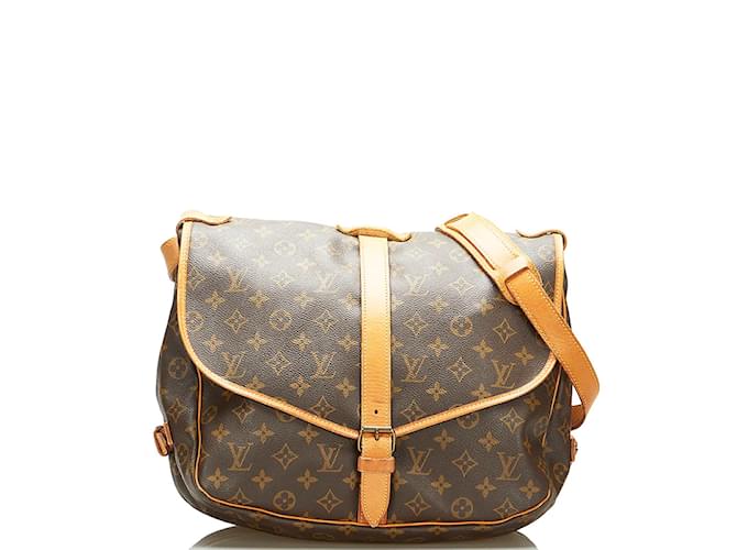 Authentic Louis Vuitton Shoulder Bag Saumur 35