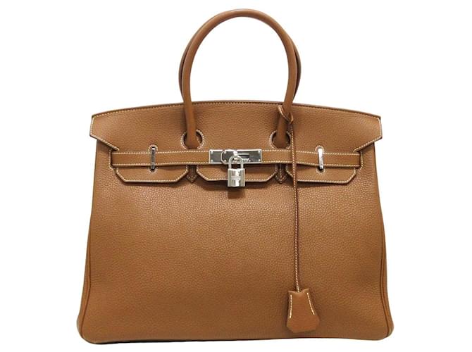 Hermès HERMES BIRKIN 35 D'oro Pelle  ref.864070