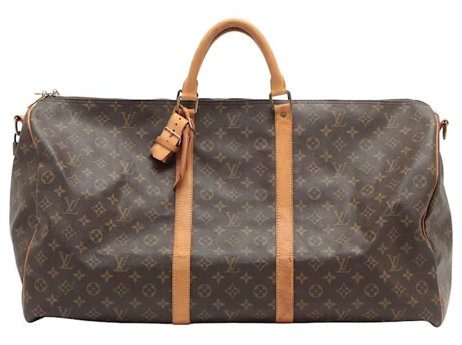 Louis Vuitton Keepall Bandouliere 60 Brown Cloth ref.864135 - Joli Closet