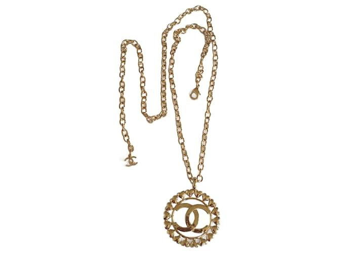 Cambon Chanel Halsketten Golden Metall  ref.864415