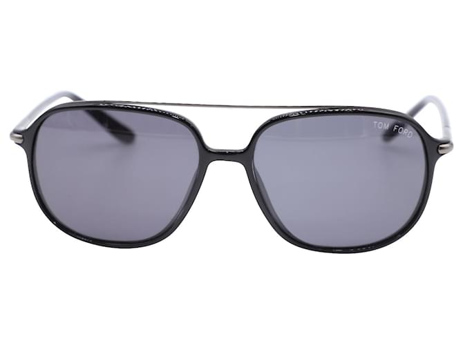 Tom Ford Aviator Sunglasses in Black Metal Brass  ref.864779