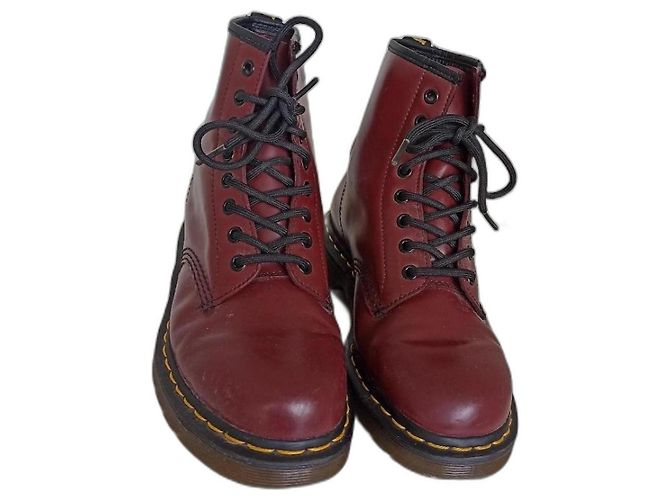 Dr. Martens Botins anfíbios Dr Martens Bordeaux