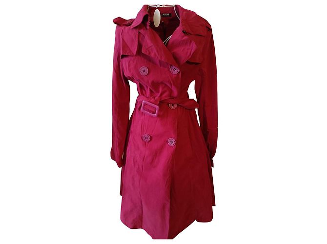 Autre Marque MORGAN Trenchcoat Fuchsia Fuschia