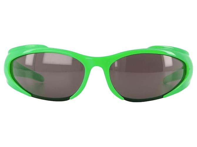 Sunglasses - Balenciaga  - Acetate - Green  ref.865307