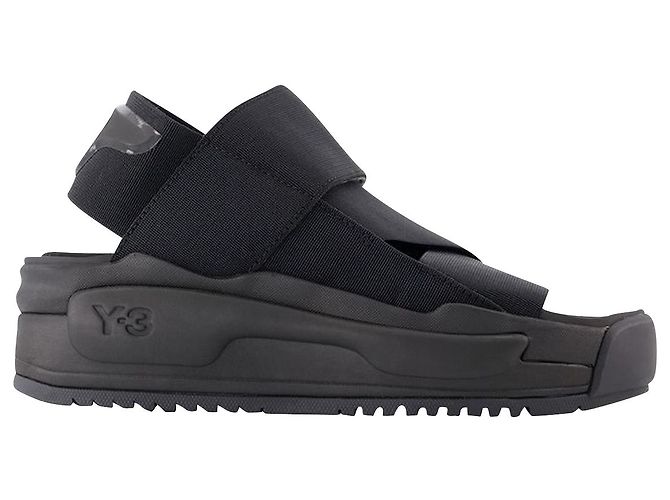 Y3 Sandali Rivalry - Y-3 - Pelle nera