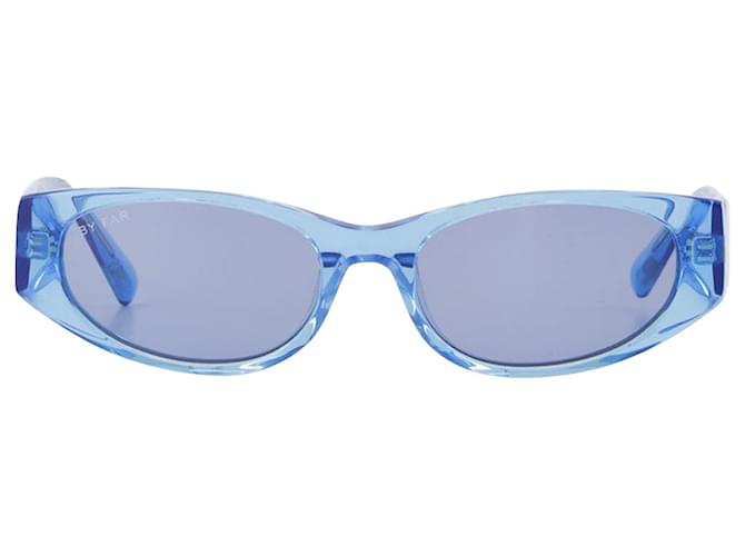Sunglasses Texas Matt - By Far - Metal - Silver tone Blue  ref.865407