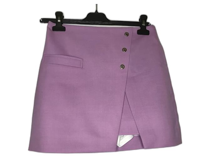 Maje Skirts Purple Polyester  ref.865470