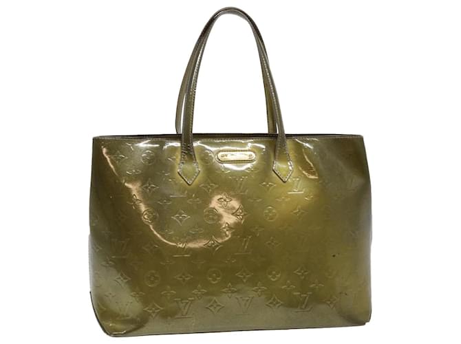 LOUIS VUITTON Monogram Vernis Wilshire GM Tote Bag Gris Art Deco LV Auth  bs4469 Patent leather ref.865486 - Joli Closet