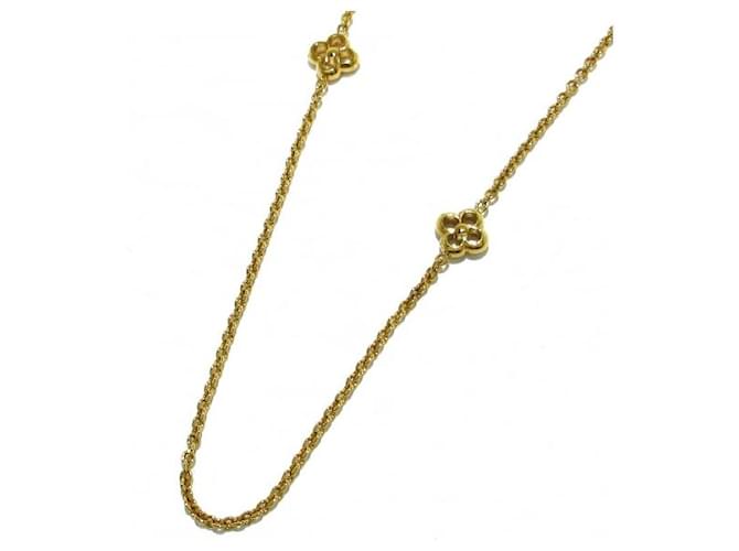 Louis Vuitton Flower Full Necklace Golden