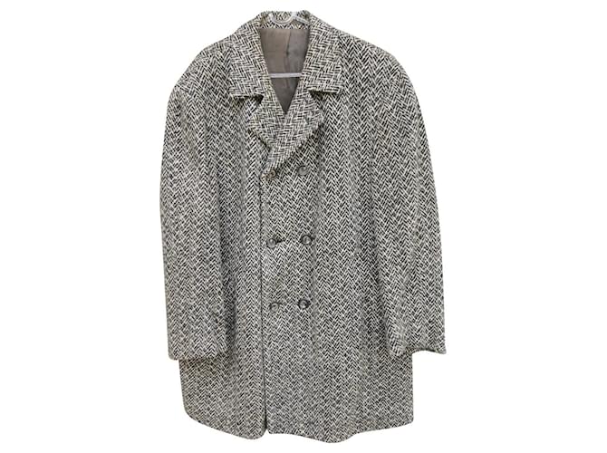 Autre Marque Men Coats Outerwear Grey Wool  ref.868276