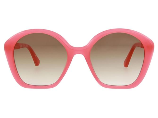 Chloé Kids Round-Frame Acetate Sunglasses Pink Cellulose fibre  ref.868559