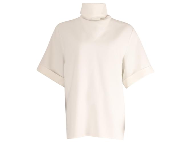 Ellery Hopper Cowl Top in White Polyester  ref.868761