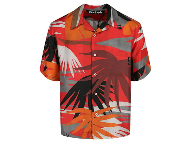Shirts Palm Angels Palm Angels Hawaiian Bowling Shirt Size 48 EU