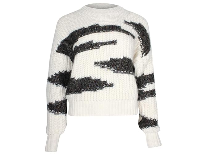 Ba&Sh Cacilie Sweater in White Acrylic  ref.868810