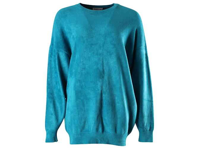 Balenciaga turquoise sweater best sale