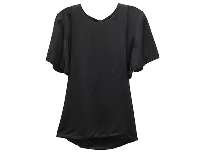 Alexander Wang Top with Side Slits in Black Viscose Cellulose fibre  ref.868950
