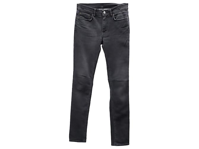 Jeans North Skinny Fit di Acne Studios in cotone nero  ref.869141