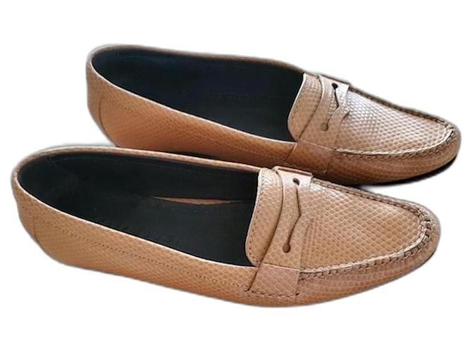 Fairmount loafers Beige Leather  ref.869171