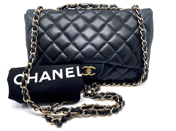 Chanel Classic Single Flap Quilted Jumbo Beige Clair - US