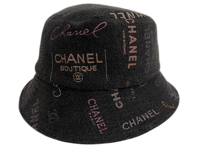 Chanel Hats Black Denim ref.869297 - Joli Closet