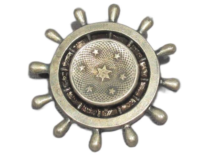 Saint Laurent Rudder brooch / Pin Silver hardware  ref.869435