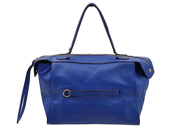 Céline Ring handbag in light blue leather  ref.869457